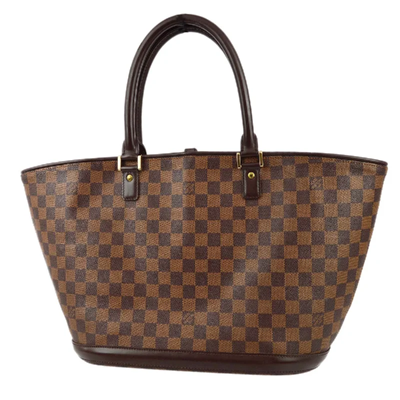 Designer bags with top handles  Louis Vuitton 2004 Damier Manosque GM Tote Handbag N51120