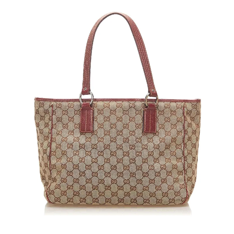 Sustainable fashion bags  Gucci GG Canvas Tote Bag (SHG-18350)