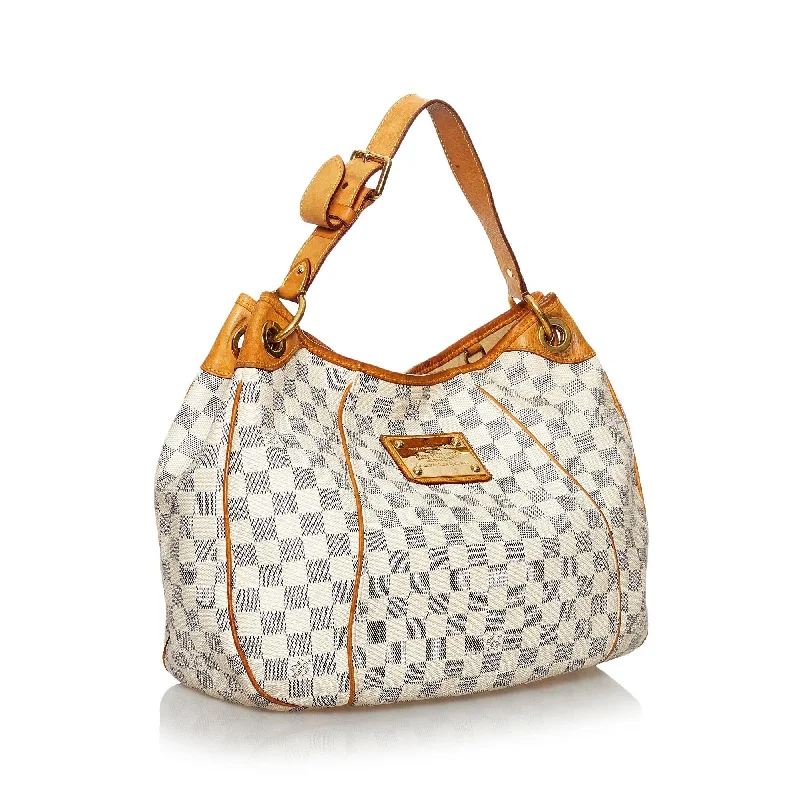 Water-resistant travel backpacks  Louis Vuitton Damier Azur Galliera PM (29941)