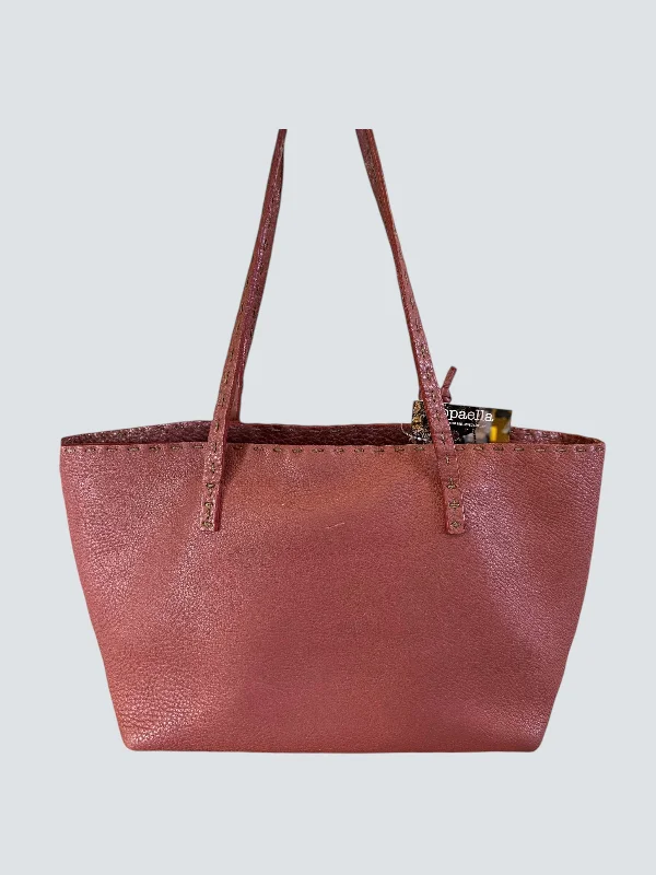 Affordable leather bags  Fendi Rose Vintage Small Tote Handbag