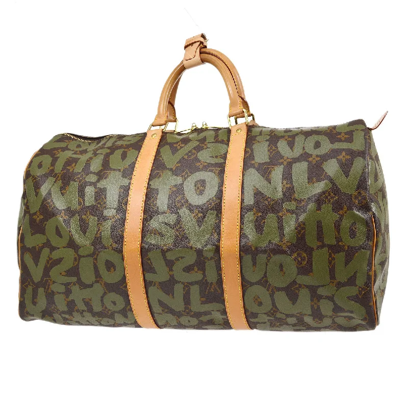 Elegant clutch bags for weddings  LOUIS VUITTON 2001 KEEPALL 50 GRAFFITI M92196