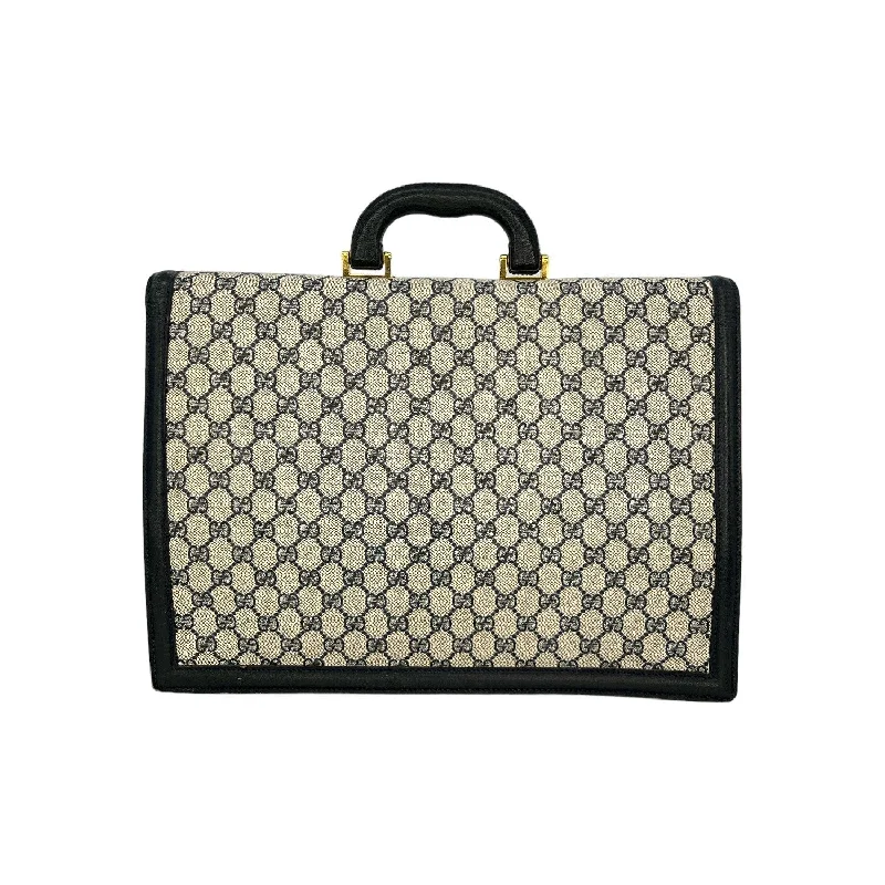 Affordable luxury bags   Gucci GG Plus Navy Blue Briefcase Portfolio