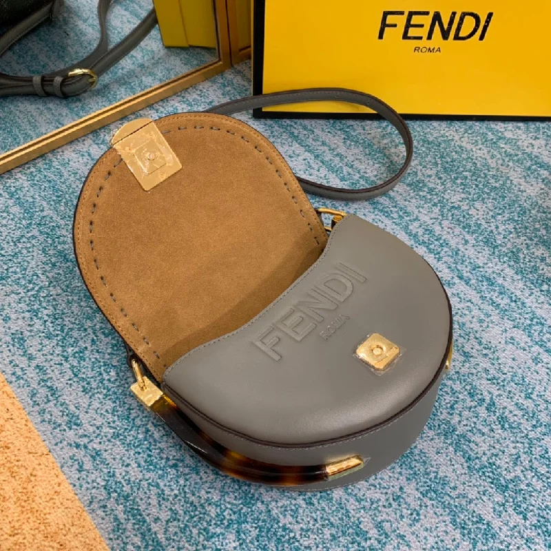 High-quality leather messenger bags  WF -  Fendi Bag - 420