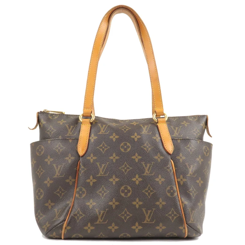 High-quality leather messenger bags  Louis Vuitton Monogram Totally PM Tote Bag Brown M56688