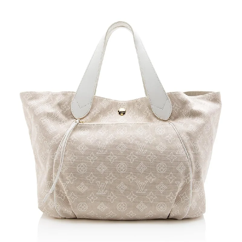 Stylish laptop bags for professionals  Louis Vuitton Limited Edition Cabas Ipanema GM Tote (SHF-14434)