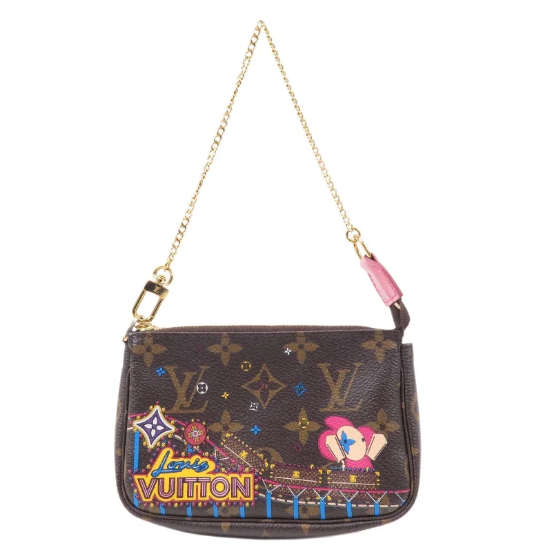 Large capacity travel bags  Louis Vuitton Monogram Vivienne Mini Pochette Accessoires M69752