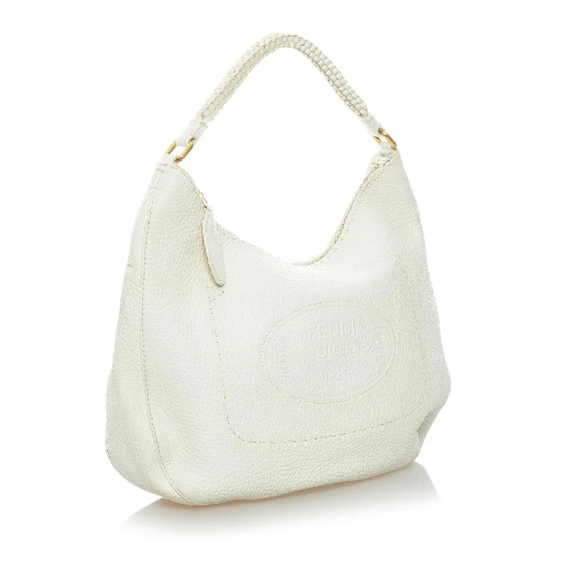 Vintage-inspired handbags  Fendi Selleria Leather Hobo Bag (SHG-33574)