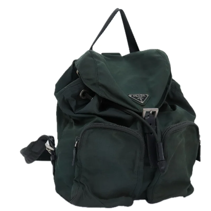 Best tote bags for work  PRADA Backpack Nylon Green Auth 73875