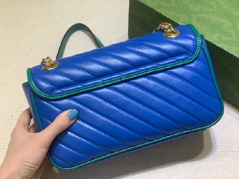 Trendy bucket bags for summer  Gucci GG Marmont Small Shoulder Bag