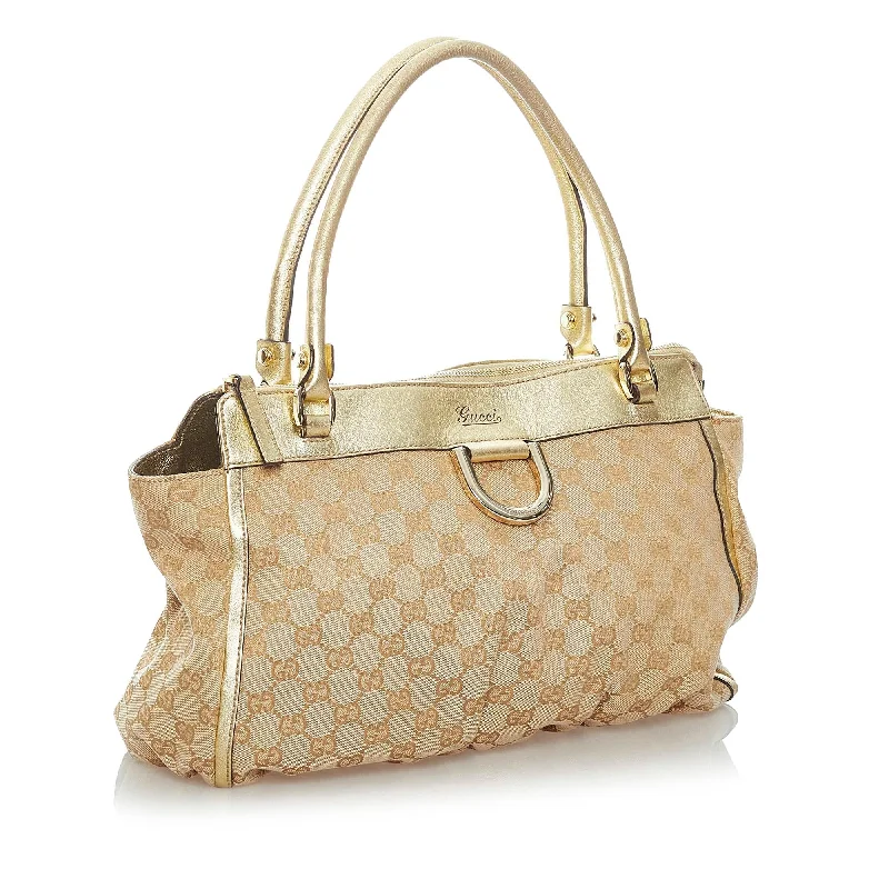 Elegant clutch bags for weddings  Gucci GG Abbey D-Ring Canvas Shoulder Bag (32900)