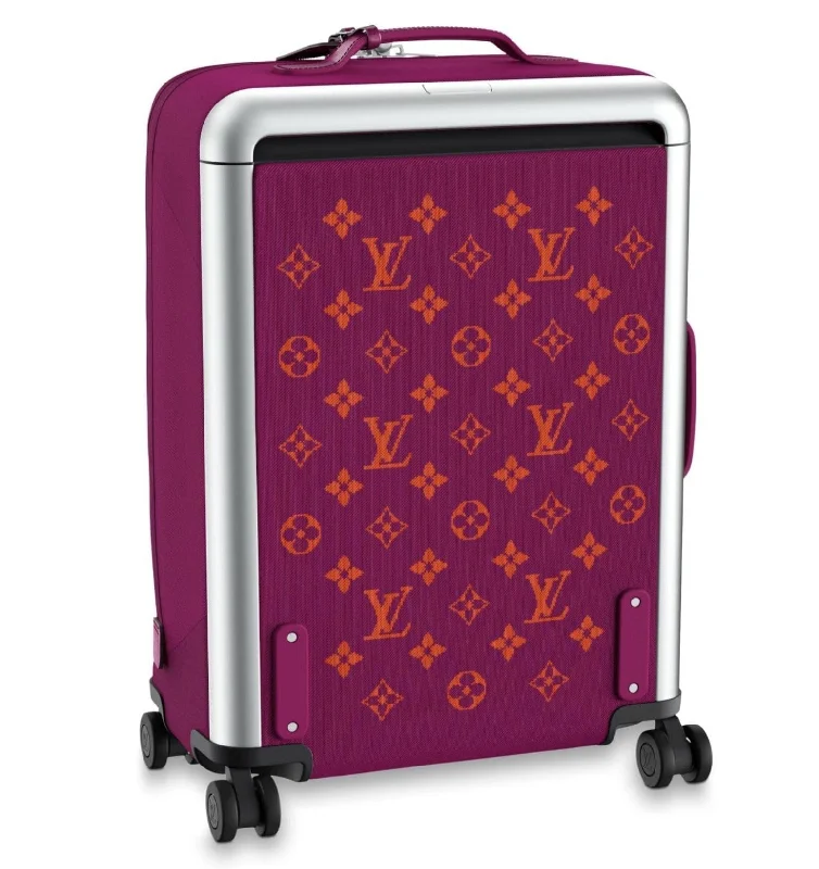 Vintage-inspired handbags  LOUIS VUITTON KNIT MONOGRAM HORIZON SOFT 55 SUITCASE