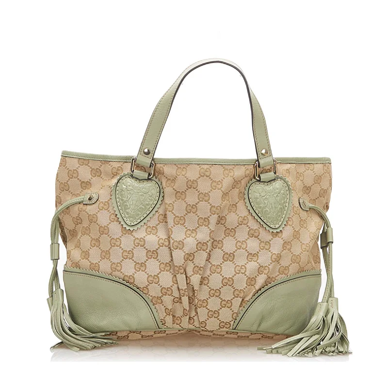Best tote bags for work  Gucci GG Canvas Tote Bag (SHG-18536)