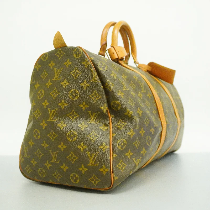 Affordable designer bag dupes  LOUIS VUITTONAuth  Monogram Keepol 50 M41426 Unisex Boston Bag