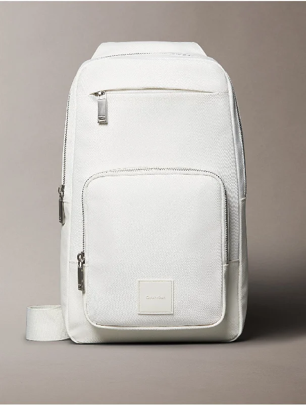 Vintage-inspired handbags  Men's Utility Sling Bag - White