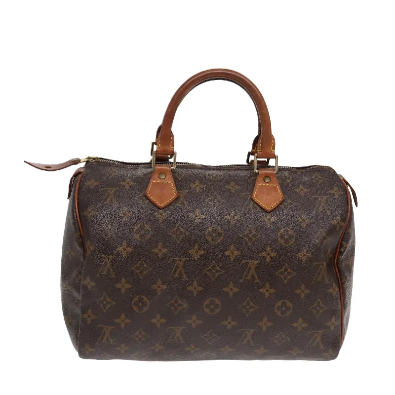 Trendy bucket bags for summer  LOUIS VUITTON Monogram Speedy 30 Hand Bag M41526 LV 78069