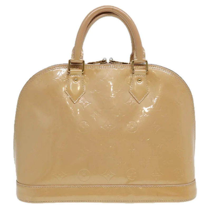 Best tote bags for work  LOUIS VUITTON Monogram Vernis Alma PM Hand Bag Rose Angelique M90062 85024