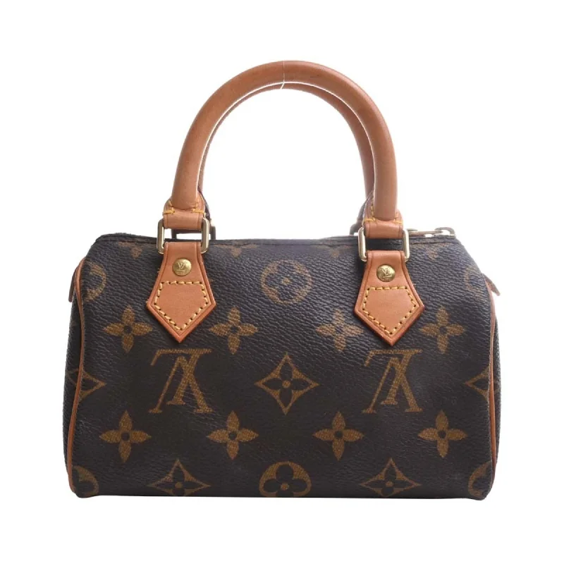 Elegant clutch bags for weddings  LOUIS VUITTON Monogram Mini Speedy Handbag M41534 Brown Women's