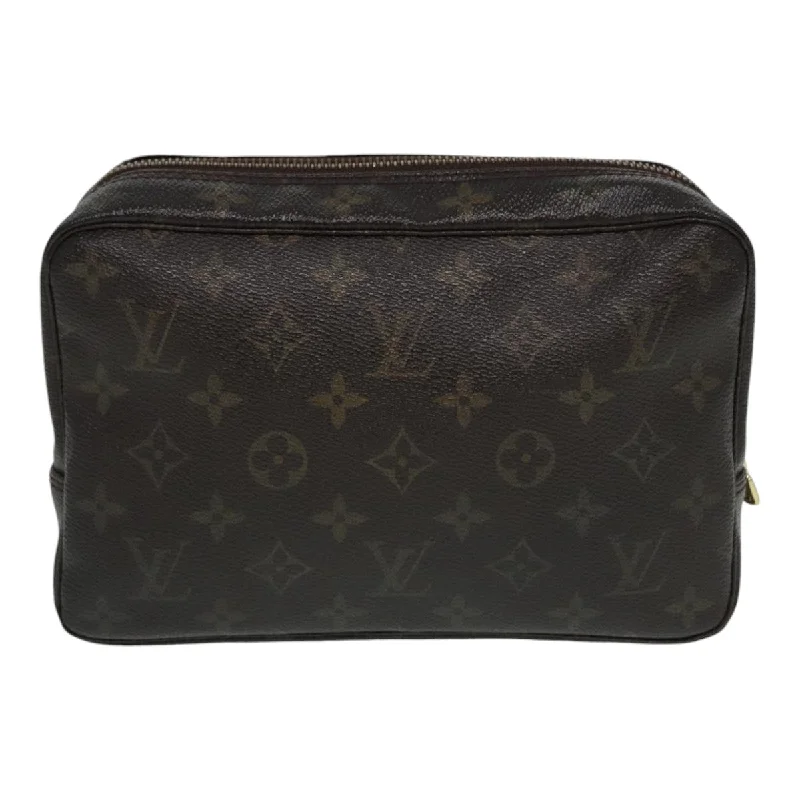 High-quality leather messenger bags  LOUIS VUITTON Monogram Trousse Toilette 23 Clutch Bag M47524 LV 86488