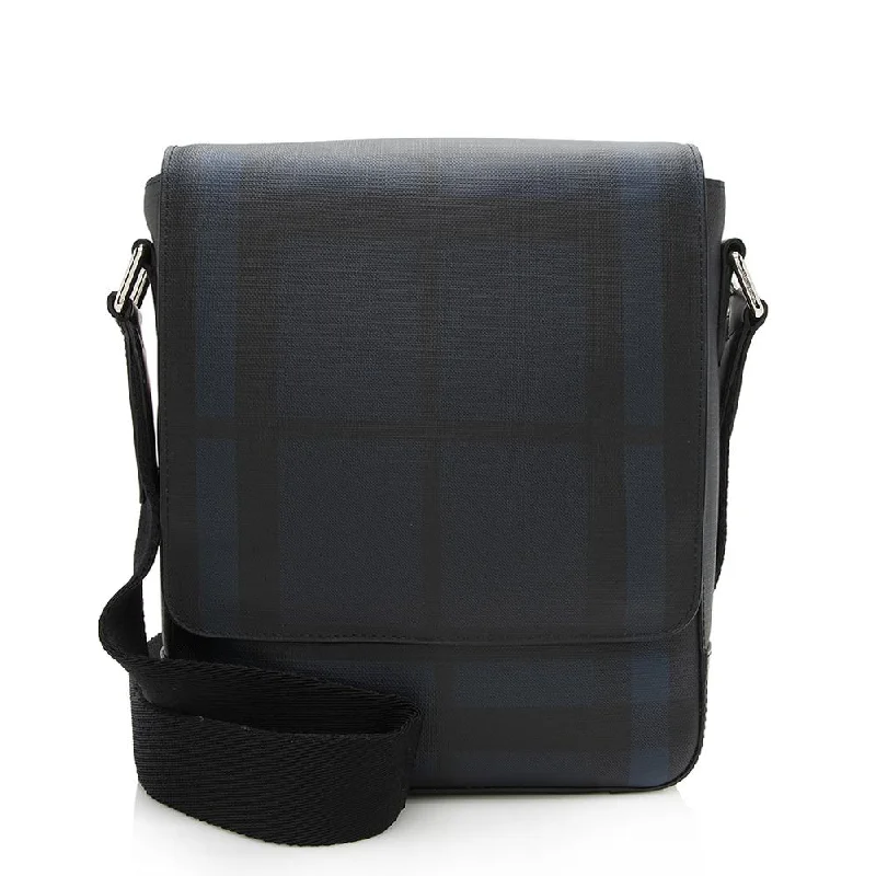 Elegant clutch bags for weddings  Burberry London Check Greenford Messenger Bag (SHF-13145)