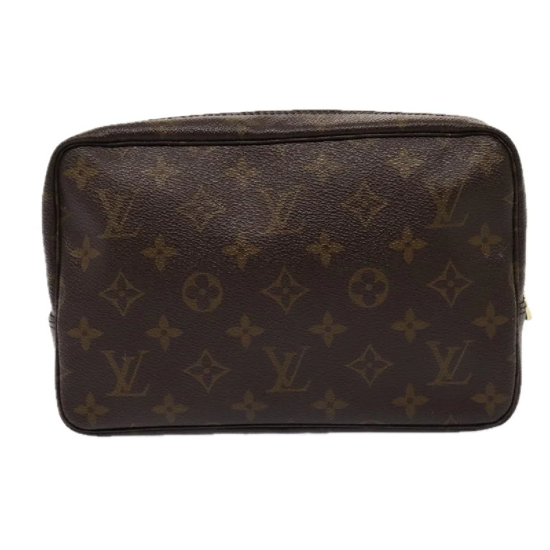 Sustainable fashion bags  LOUIS VUITTON Monogram Trousse Toilette 23 Clutch Bag M47524 LV yk14036