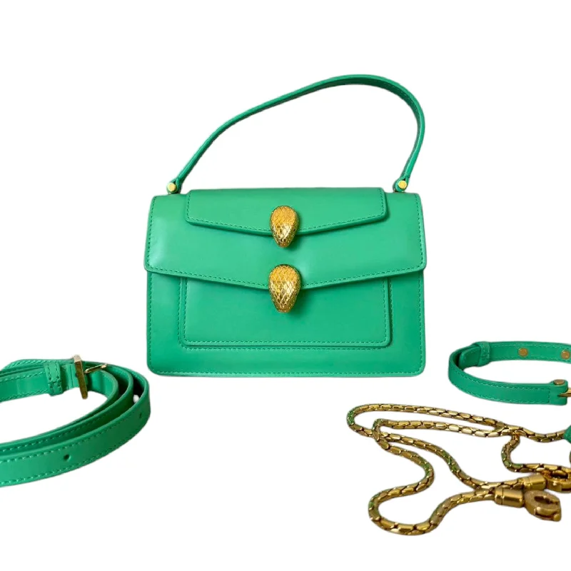 Crossbody bags for everyday use  X Alexander Wang Serpenti Top Handle Calfskin Green GHW