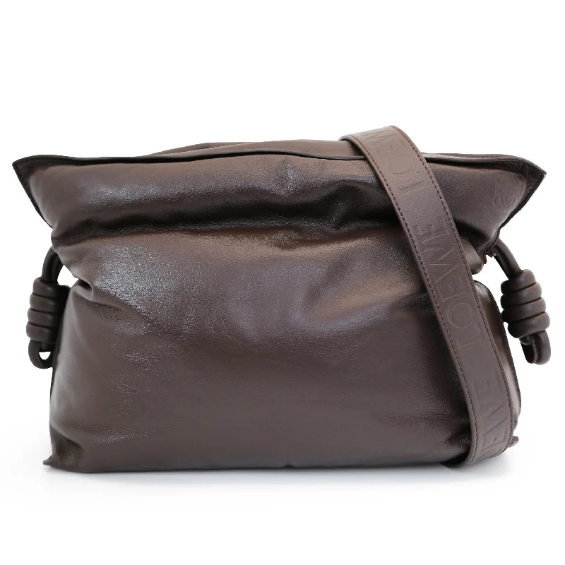 Lightweight duffle bags for gym  Loewe Brown Puffer Flamenco Bag