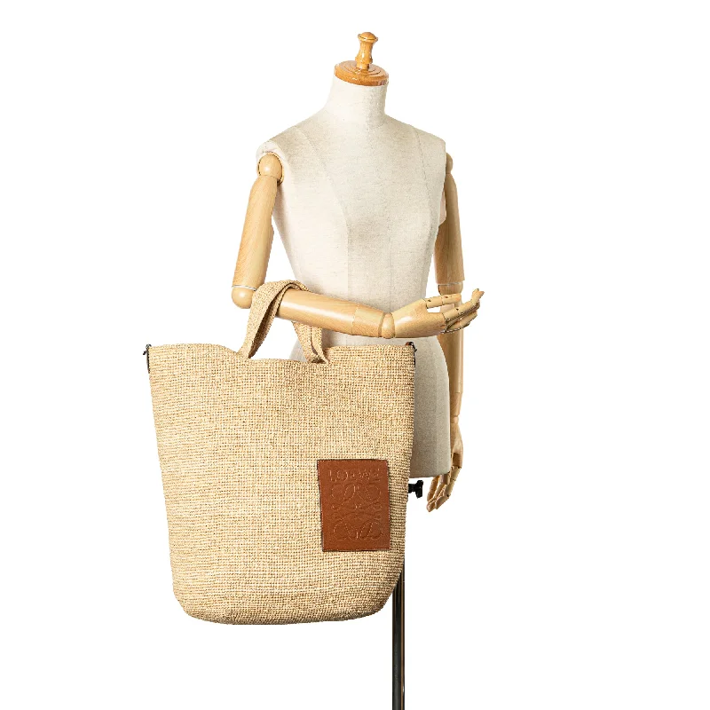 Mini bags for evening out  LOEWE Large Raffia Slit Satchel